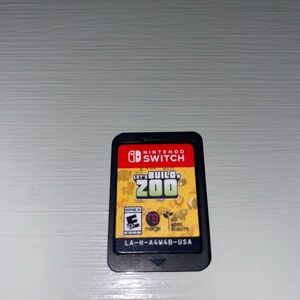 Nintendo Switch Let's Build a Zoo Game Card - Black and Red